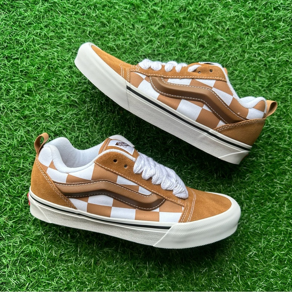 Vans Knu Skool Mega Check Brown - Picture 6 of 10